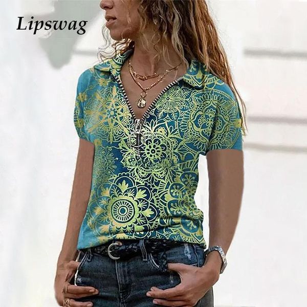 women's t-shirt casual vintage print women tee shirt fashion zipper v neck pullover 2021 summer short sleeve loose t shirts street, White
women's t-shirt casual vintage print women tee shirt fashion zipper v neck pullover 2021 summer short sleeve loose t shirts street, White