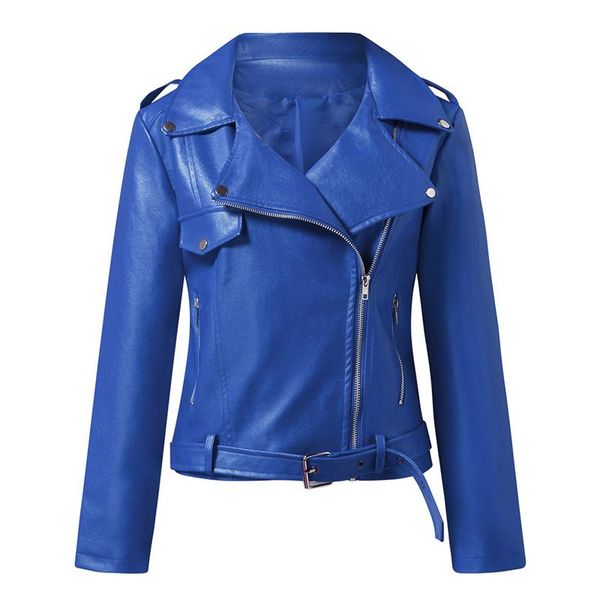 women's leather & faux coat women 2021 spring autumn black red blue short plus size fashion pu jacket female n1412
women's leather & faux coat women 2021 spring autumn black red blue short plus size fashion pu jacket female n1412