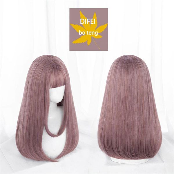 synthetic wigs difei long straight hair lolita wig creamy gold with bangs cosplay women wear heat-resistant everyday, Black
synthetic wigs difei long straight hair lolita wig creamy gold with bangs cosplay women wear heat-resistant everyday, Black