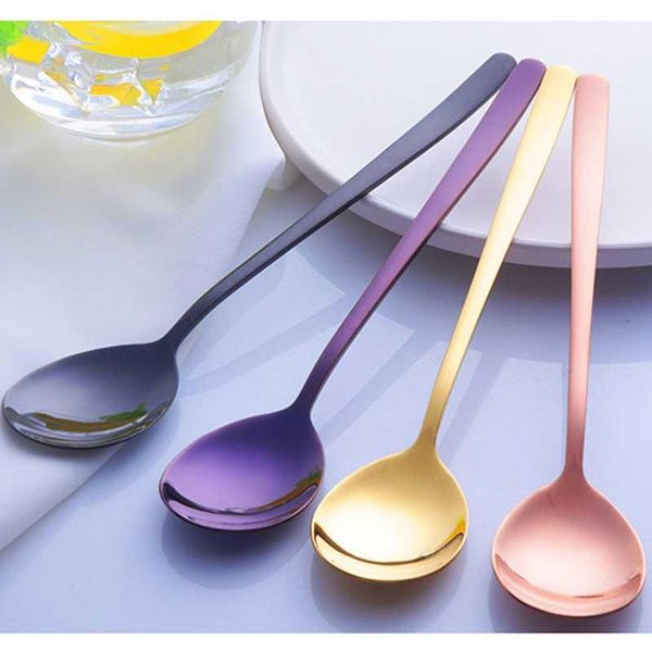 spoons colorful stainless steel long handel coffee tea spoon ice cream dessert mixing stiring scoop kitchen tools
spoons colorful stainless steel long handel coffee tea spoon ice cream dessert mixing stiring scoop kitchen tools