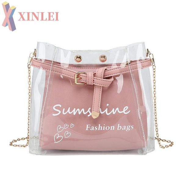 evening bags xinlei handbags women 2021 korean fashion transparent jelly bag chain single shoulder bucket xa002
evening bags xinlei handbags women 2021 korean fashion transparent jelly bag chain single shoulder bucket xa002