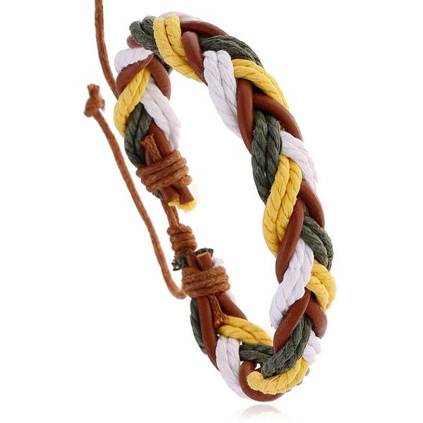 tennis jessingshow bohemia style genuine leather women bangles rope chain weave wrap beaded bracelet jewelry men gifts, Golden;silver
tennis jessingshow bohemia style genuine leather women bangles rope chain weave wrap beaded bracelet jewelry men gifts, Golden;silver
