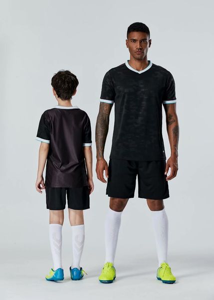 #049 football uniform men+kids soccer jersey printing team custom track and field sports short-sleeved shirt, Black;yellow
#049 football uniform men+kids soccer jersey printing team custom track and field sports short-sleeved shirt, Black;yellow