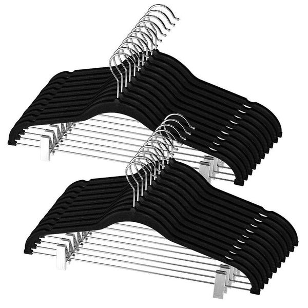 pcs pants rack flocking hanger with clip non-slip clothing store shelf drying plastic hangers & racks
pcs pants rack flocking hanger with clip non-slip clothing store shelf drying plastic hangers & racks