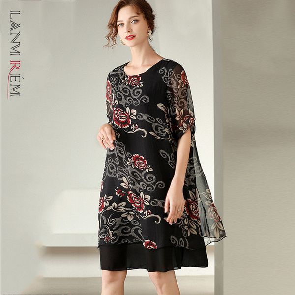 women printing big size dress round neck short sleeve loose fit female fashion tide summer arrivals 2e1756 210507, Black;gray
women printing big size dress round neck short sleeve loose fit female fashion tide summer arrivals 2e1756 210507, Black;gray