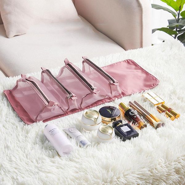 fashionable large-capacity four-in-one cosmetic bag, waterproof folding mesh toiletry detachable travel storage bag bags
fashionable large-capacity four-in-one cosmetic bag, waterproof folding mesh toiletry detachable travel storage bag bags