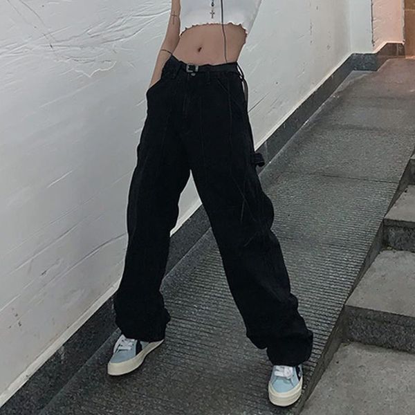 women's jeans retro jeans of brim harajuku vintage black street style chic teen streetwear college vqm0, Blue
women's jeans retro jeans of brim harajuku vintage black street style chic teen streetwear college vqm0, Blue