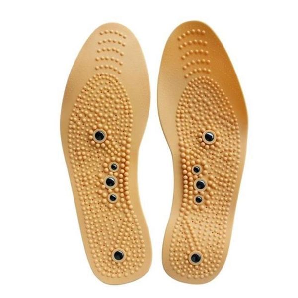 shoes materials 1 pair cutable magnetic massaging shoe insole reflexology pain relief foot therapy comfort pad weight loss health car, Black 
shoes materials 1 pair cutable magnetic massaging shoe insole reflexology pain relief foot therapy comfort pad weight loss health car, Black