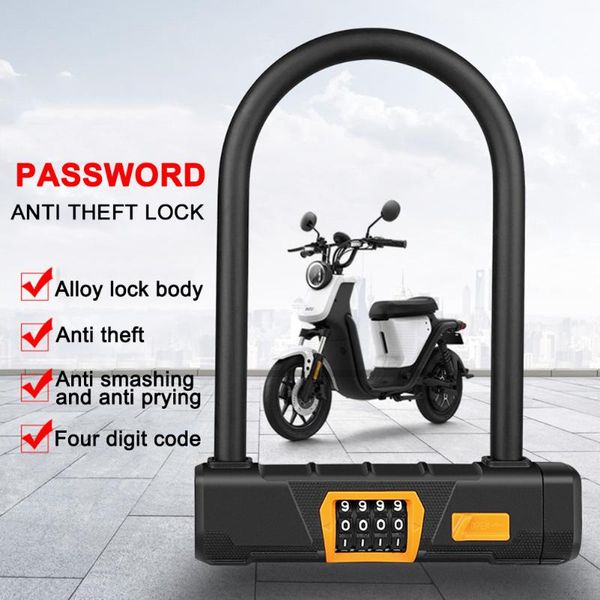bike locks 1 pcs 4 digits cipher lock mountain bicycle digit road motorbike scooter u shape cycling accessory
bike locks 1 pcs 4 digits cipher lock mountain bicycle digit road motorbike scooter u shape cycling accessory