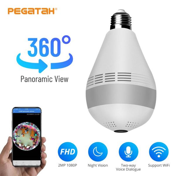cameras 2mp wifi panorama camera 360 led light 1080p wireless panoramic home security cctv video fisheye bulb lamp ip
cameras 2mp wifi panorama camera 360 led light 1080p wireless panoramic home security cctv video fisheye bulb lamp ip