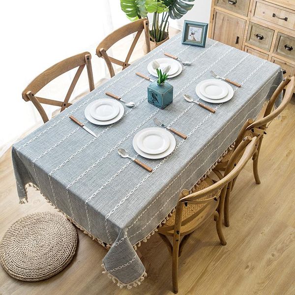 table cloth solid decorative linen tablecloth with tassel waterproof thicken rectangular wedding dining cover tea
table cloth solid decorative linen tablecloth with tassel waterproof thicken rectangular wedding dining cover tea