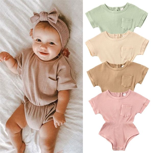 4 colors summer infant baby girls boys short sleeve pocket romper jumpsuit toddler infant cotton ribbed knitted outfit clothes, Blue
4 colors summer infant baby girls boys short sleeve pocket romper jumpsuit toddler infant cotton ribbed knitted outfit clothes, Blue