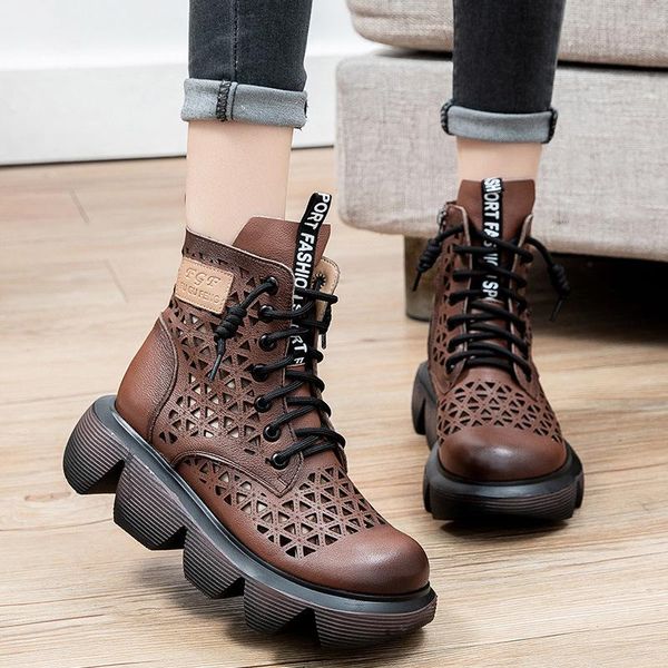 boots 2021 summer hollow shoes women sandals chunky platform breathable retro vintage zipper ankle female punk girls, Black
boots 2021 summer hollow shoes women sandals chunky platform breathable retro vintage zipper ankle female punk girls, Black
