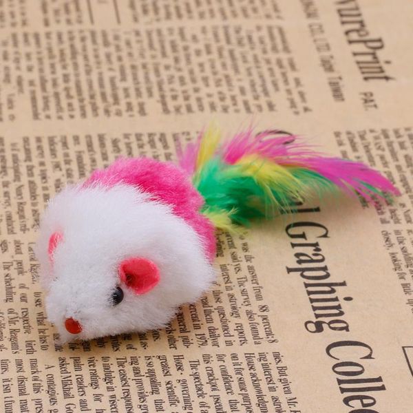 cat toys 10pcs novelty pet kitten furry mouse shaped toy feather tail fetch gift wholesale drop
cat toys 10pcs novelty pet kitten furry mouse shaped toy feather tail fetch gift wholesale drop