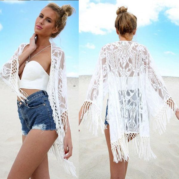 women's swimwear casual summer fashion women see through white branch beach bathroom bikini swimming cover ups vest, White;black
women's swimwear casual summer fashion women see through white branch beach bathroom bikini swimming cover ups vest, White;black