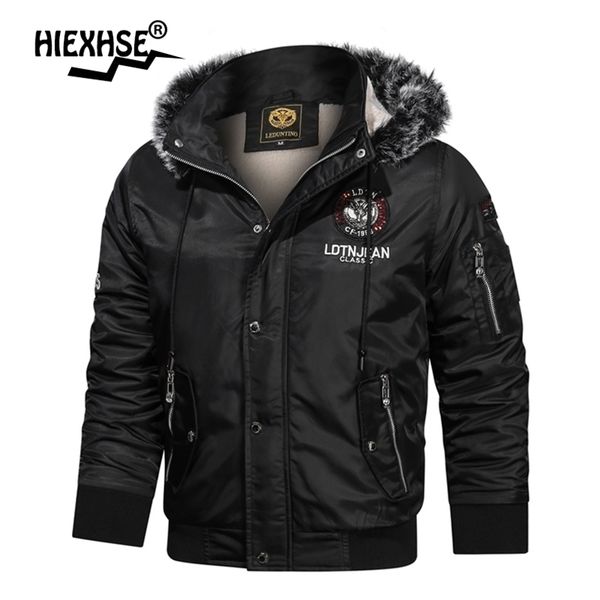 winter mens bomber jackets casual male outwear fleece thick warm windbreaker jacket military baseball coats clothing 211214, Black
winter mens bomber jackets casual male outwear fleece thick warm windbreaker jacket military baseball coats clothing 211214, Black