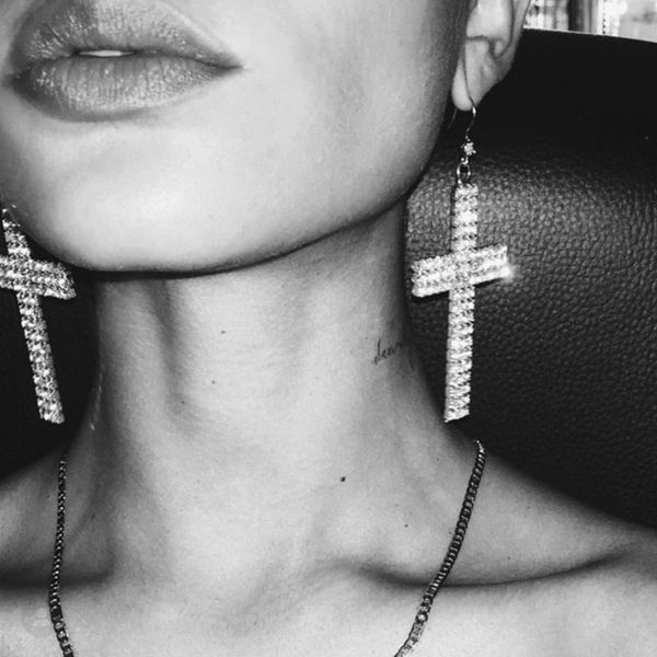 dangle & chandelier 2 shiny crystal long cross earrings hanging women's jewelry rhinestone pendant bijoux etherique gift, Silver
dangle & chandelier 2 shiny crystal long cross earrings hanging women's jewelry rhinestone pendant bijoux etherique gift, Silver