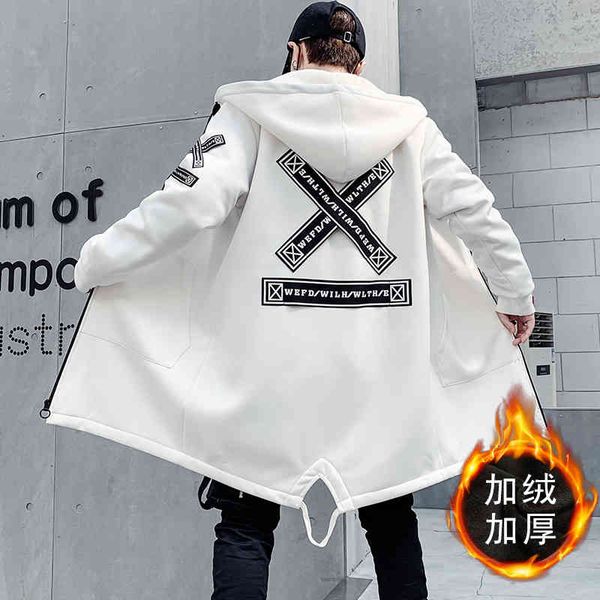 autumn and ets hip hop long hooded trench coat winter streetwear casual et men's windbreaker, Tan;black
autumn and ets hip hop long hooded trench coat winter streetwear casual et men's windbreaker, Tan;black