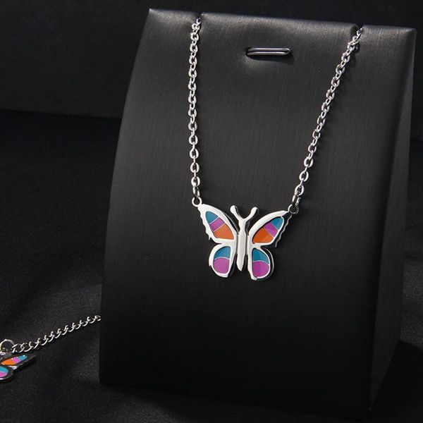 pendant necklaces 2021 fashion korean butterfly stainless steel necklace for women girls ins minimalist female jewelry, Silver
pendant necklaces 2021 fashion korean butterfly stainless steel necklace for women girls ins minimalist female jewelry, Silver