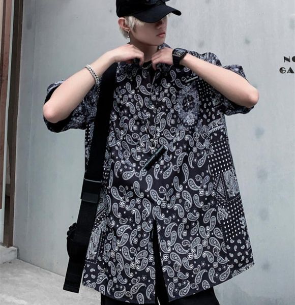 men's casual shirts japanese vintage cashew flower shirt summer national brand ins ethnic style loose couple trend color matching stree, White;black
men's casual shirts japanese vintage cashew flower shirt summer national brand ins ethnic style loose couple trend color matching stree, White;black