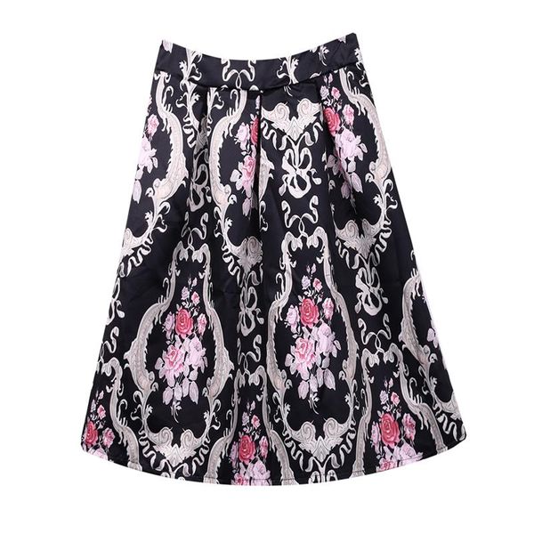 skirts european vintage women casual high waist print pattern midi stretch pleated skirt women's 2021 spring fall fashion retro, Black
skirts european vintage women casual high waist print pattern midi stretch pleated skirt women's 2021 spring fall fashion retro, Black