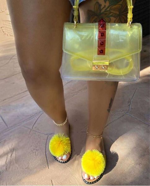 female shoes women faux fur flat slippers open toe rubber sole outdoor slides fashion sandals ladies 2021, Black
female shoes women faux fur flat slippers open toe rubber sole outdoor slides fashion sandals ladies 2021, Black