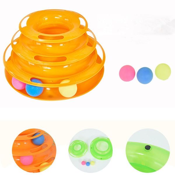 cat toys vip - funny toy three-layer turntable puzzle interactive track ball pet supplies
cat toys vip - funny toy three-layer turntable puzzle interactive track ball pet supplies