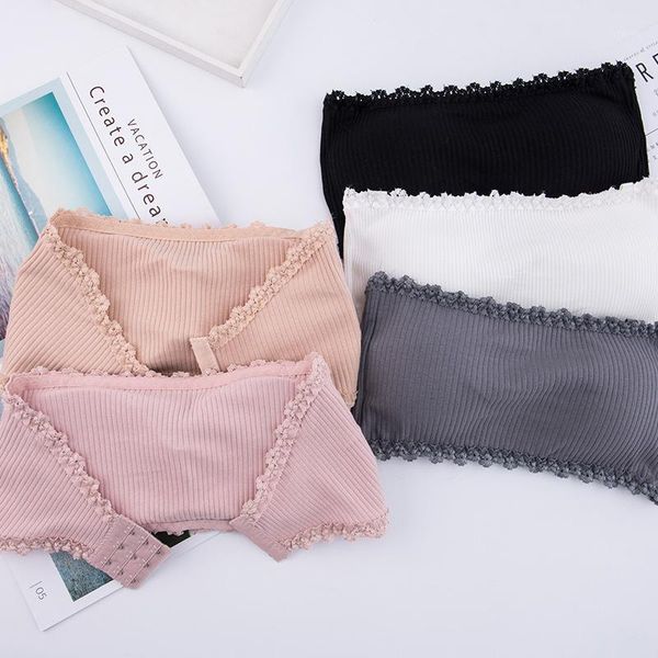 fashion summer women tube strapless seamless bra cozy female intimates soft crop tank bustiers & corsets, Black;white
fashion summer women tube strapless seamless bra cozy female intimates soft crop tank bustiers & corsets, Black;white