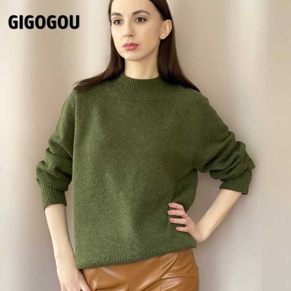 gigogou woolen women turtleneck sweaters autumn winter thick warm knitted pullover oversized jumper women cashmere sweater 210714, White;black
gigogou woolen women turtleneck sweaters autumn winter thick warm knitted pullover oversized jumper women cashmere sweater 210714, White;black