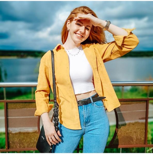 corduroy shirt button up long sleeve women and blouse solid white baggy casual style fashion ladies autumn clothes 2021 women's blouse
corduroy shirt button up long sleeve women and blouse solid white baggy casual style fashion ladies autumn clothes 2021 women's blouse