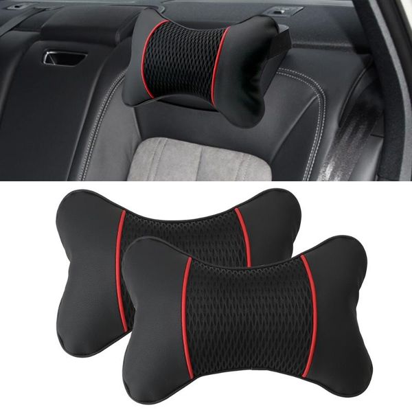 seat cushions 2pcs car headrest neck pillow pu leather knitted travel support interior accessories
seat cushions 2pcs car headrest neck pillow pu leather knitted travel support interior accessories