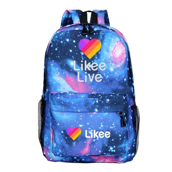 backpack likee for student bookbag video app school bags teenage girls travel russian styles laptop