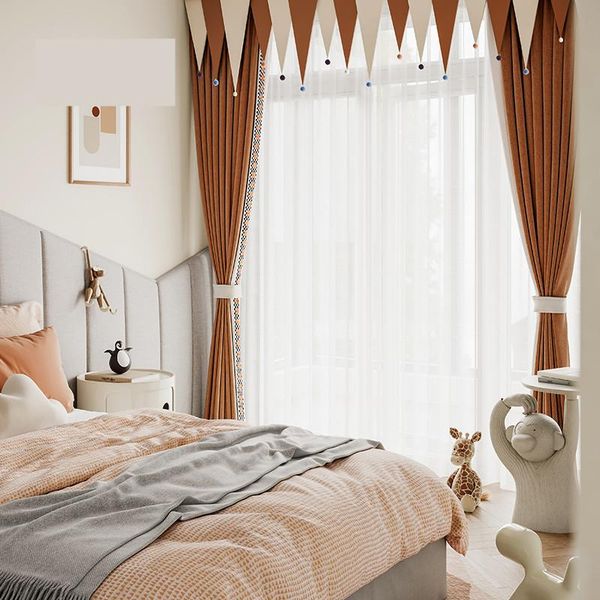curtain & drapes custom modern jacquard splicing children room boy girl cotton blackout valance tulle panel m1171
curtain & drapes custom modern jacquard splicing children room boy girl cotton blackout valance tulle panel m1171