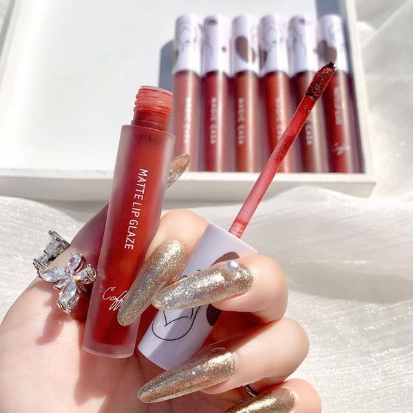 lip gloss coffee glaze matte velvet air lightweight mud long lasting tint not easy to lose pigment makeup tslm2
lip gloss coffee glaze matte velvet air lightweight mud long lasting tint not easy to lose pigment makeup tslm2