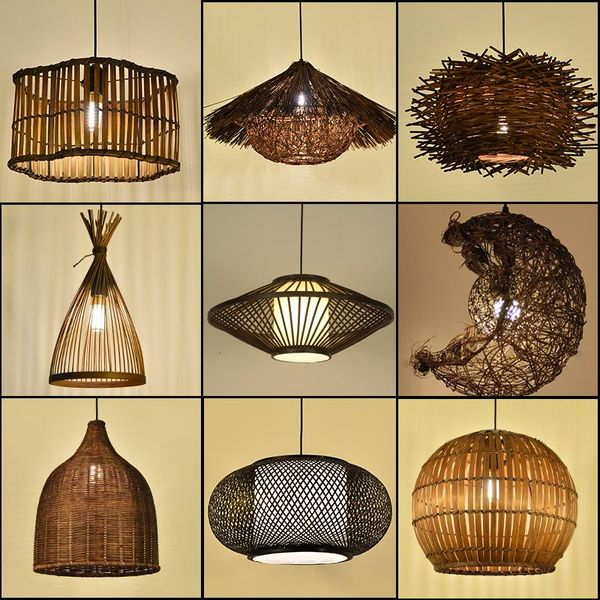 pendant lamps style antique el bamboo rattan chandelier personality retro bar restaurant teahouse homestay bird's nest lamp
pendant lamps style antique el bamboo rattan chandelier personality retro bar restaurant teahouse homestay bird's nest lamp