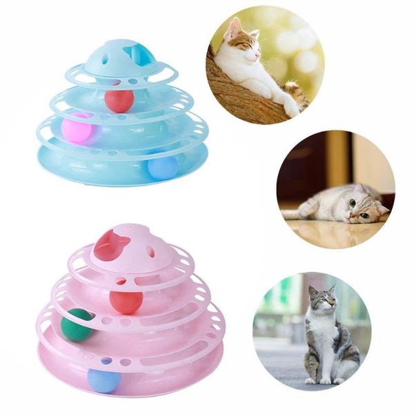 cat toys four levels funny pet toy training amusement plate plastic tower tracks disco ball for kitten accessories
cat toys four levels funny pet toy training amusement plate plastic tower tracks disco ball for kitten accessories