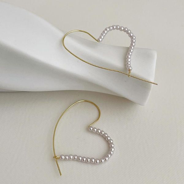 hoop & huggie love pearl stud earrings simple cold wind net red temperament female 2021 tide personality elegant trendy, Golden;silver
hoop & huggie love pearl stud earrings simple cold wind net red temperament female 2021 tide personality elegant trendy, Golden;silver