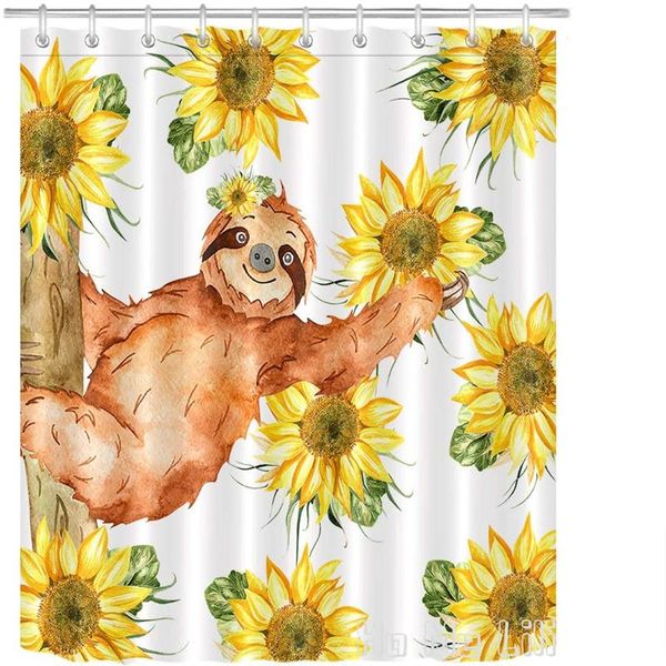 shower curtains sunflower by ho me lili curtain watercolor yellow floral funny cute animal sloth for bathroom with hooks decorations
shower curtains sunflower by ho me lili curtain watercolor yellow floral funny cute animal sloth for bathroom with hooks decorations