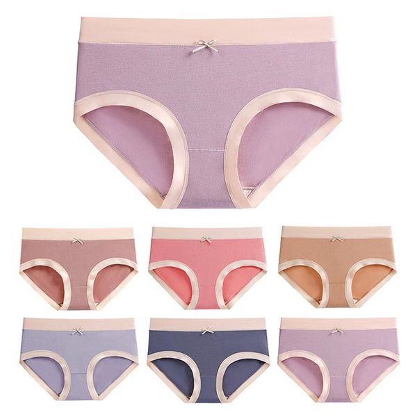 women's panties solid color stitching bow super elastic underwear modal hip plus size comfort., Black;pink
women's panties solid color stitching bow super elastic underwear modal hip plus size comfort., Black;pink
