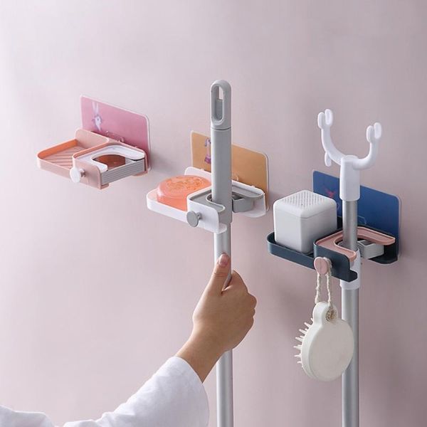 kitchen storage & organization 1 pcs multifunction mop rack wall mounted holder broom hanger shelf organizer hook household
kitchen storage & organization 1 pcs multifunction mop rack wall mounted holder broom hanger shelf organizer hook household