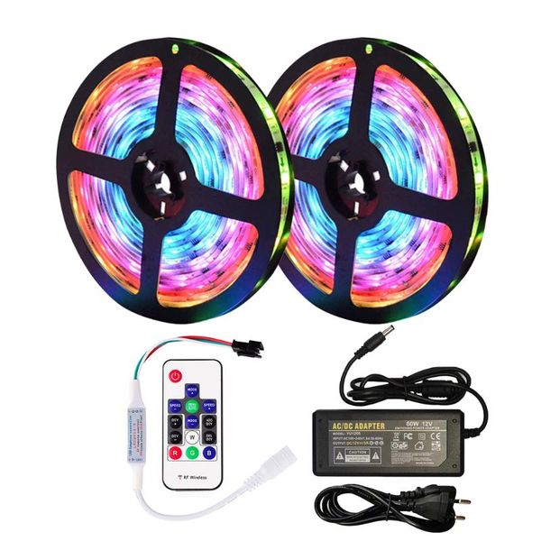 strips 5-20m kit ws2811 digital pixels led strip lights 14key/17key remote rf wireless controller adapter party and home decoration 12v
strips 5-20m kit ws2811 digital pixels led strip lights 14key/17key remote rf wireless controller adapter party and home decoration 12v