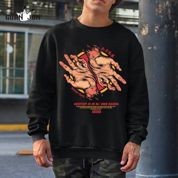 men's hoodies & sweatshirts high street is in my own hand letter sweatshirt men crewneck pullover hoodie autumn clothes oversize hoo, Black
men's hoodies & sweatshirts high street is in my own hand letter sweatshirt men crewneck pullover hoodie autumn clothes oversize hoo, Black