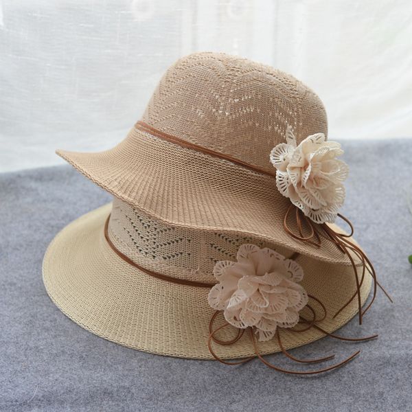 large eaves flower sunshade sunscreen knitted breathable thin sun summer travel straw hat, Yellow
large eaves flower sunshade sunscreen knitted breathable thin sun summer travel straw hat, Yellow