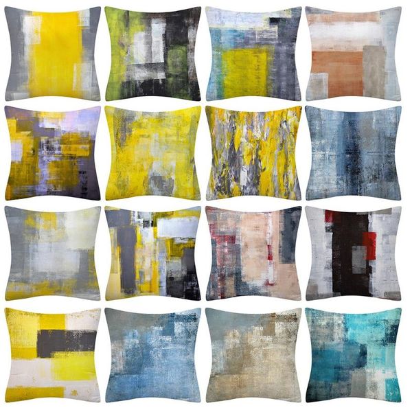 cushion/decorative pillow polyester pillowcase cushion cover gradient mosaic printing square case colorful sofa car chair el home decoration
cushion/decorative pillow polyester pillowcase cushion cover gradient mosaic printing square case colorful sofa car chair el home decoration