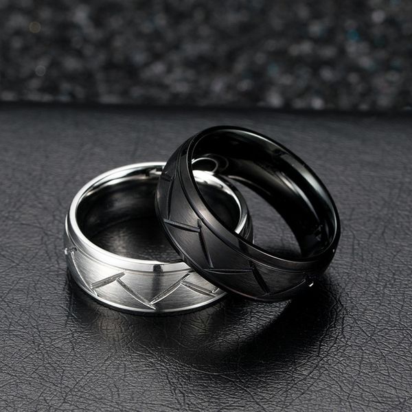 18k titanium steel drawing men's band rings platinum fashion wedding anniversary european american style jewelry not fade, Silver
18k titanium steel drawing men's band rings platinum fashion wedding anniversary european american style jewelry not fade, Silver