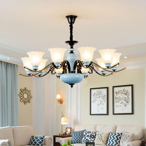 chandeliers american style chandelier simple atmosphere bedroom lamp wrought iron retro restaurant household ceramic fashion lamps
chandeliers american style chandelier simple atmosphere bedroom lamp wrought iron retro restaurant household ceramic fashion lamps