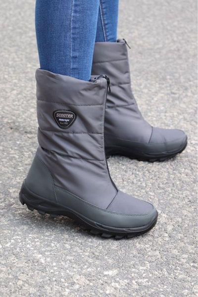 boots scooter z5547ts gray women, Black