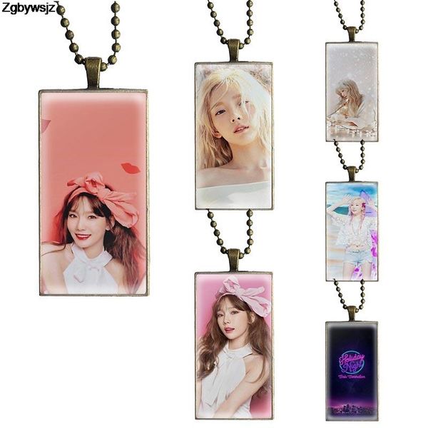 pendant necklaces snsd girls' generation taeyeon glass cabochon jewelry steel color with long choker rectangle necklace for men women, Silver
pendant necklaces snsd girls' generation taeyeon glass cabochon jewelry steel color with long choker rectangle necklace for men women, Silver