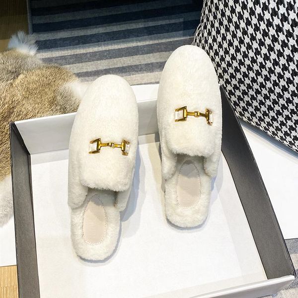 slippers winter 2021 fluffy women's fashion designer flat for outdoor wear warm oversized mueller shoes 41-44, Black
slippers winter 2021 fluffy women's fashion designer flat for outdoor wear warm oversized mueller shoes 41-44, Black