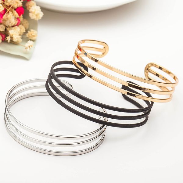 vintage minimalist designer bangles for women gold cuff bracelets gift match bohemian punk rock & roll party, White
vintage minimalist designer bangles for women gold cuff bracelets gift match bohemian punk rock & roll party, White